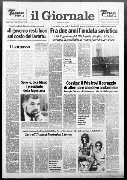 Il giornale : quotidiano del mattino